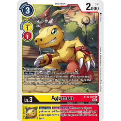 Digimon_TCG_BT12-034_Agumon_Common_Across_Time_Card_Game