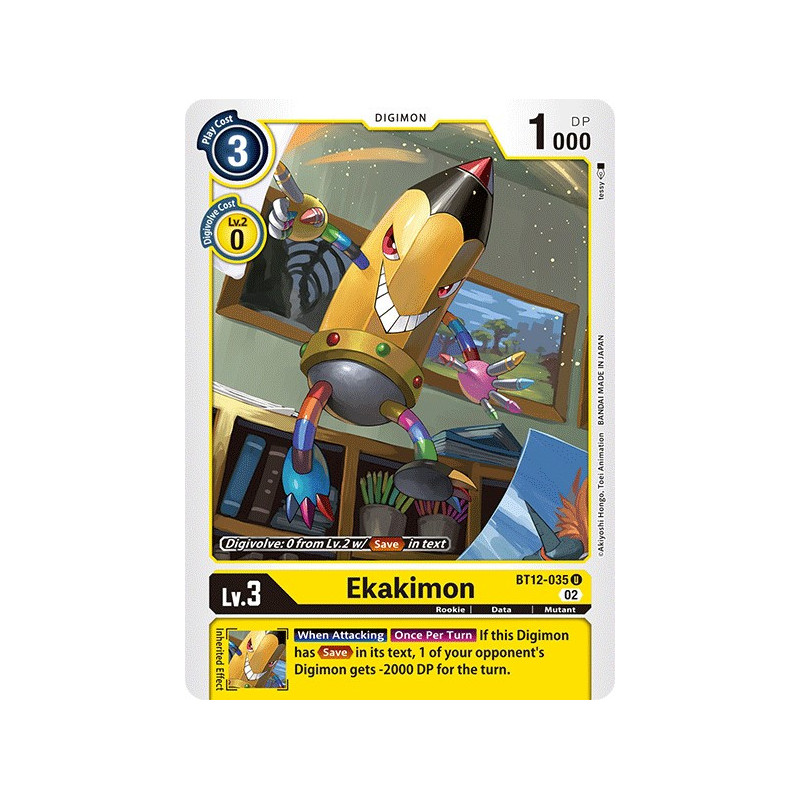 Digimon_TCG_BT12-035_Ekakimon_Uncommon_Across_Time_Card_Game