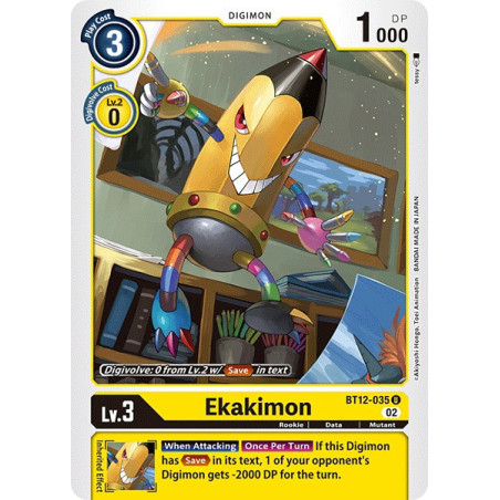Digimon_TCG_BT12-035_Ekakimon_Uncommon_Across_Time_Card_Game