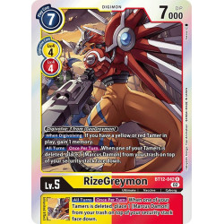 Digimon_TCG_BT12-042_RizeGreymon_Rare_Across_Time_Card_Game