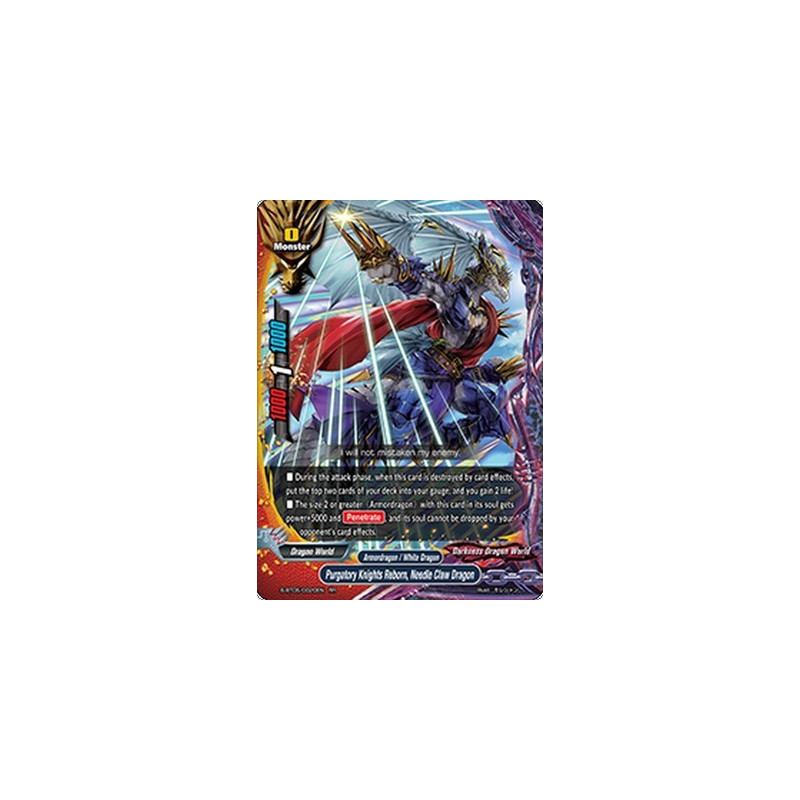 buddyfight-tcg-card-s-bt05-0020en-rr-purgatory-knights-reborn-needle-claw-dragon-war-of-dragods