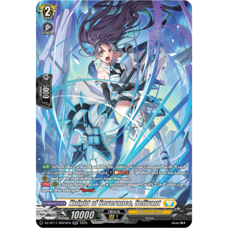 Vanguard_TCG_card_DZ-BT11_SR23EN_SR_Knight_of_Severance_Selivant_Symphony_of_Might_Bloom