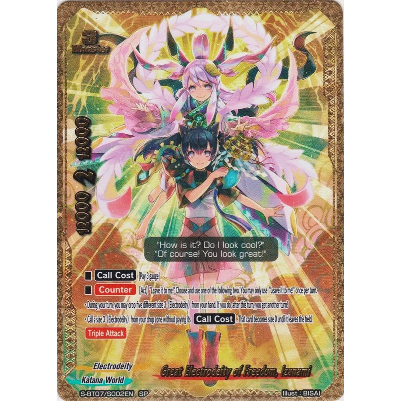 buddyfight-tcg-card-s-bt07-s002en-sp-great-electrodeity-of-freedom-izanami-perfected-time-ruler