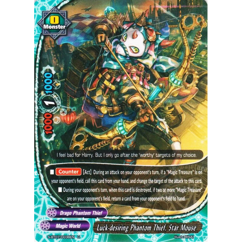 buddyfight-tcg-card-foil-s-bt07-0038en-foil-u-luck-desiring-phantom-thief-star-mouse-perfected-time-ruler