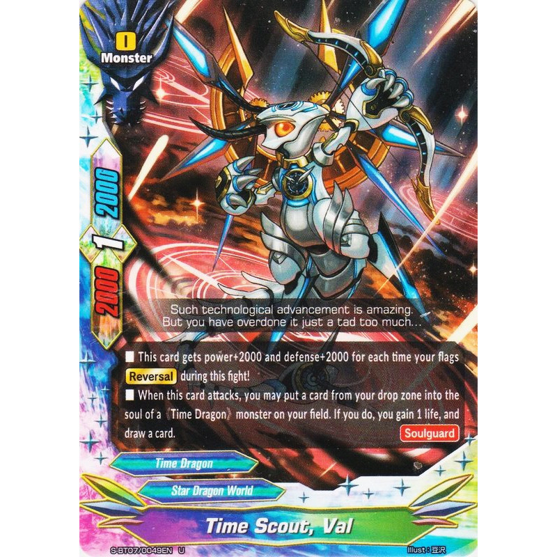 buddyfight-tcg-card-foil-s-bt07-0049en-foil-u-time-scout-val-perfected-time-ruler
