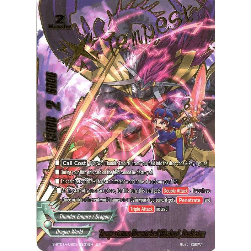 buddyfight-tcg-card-s-bt01a-ub03-ss01en-chronicle-rare-tempestuous-unmatched-warlord-barlbatzz-buddy-lineage