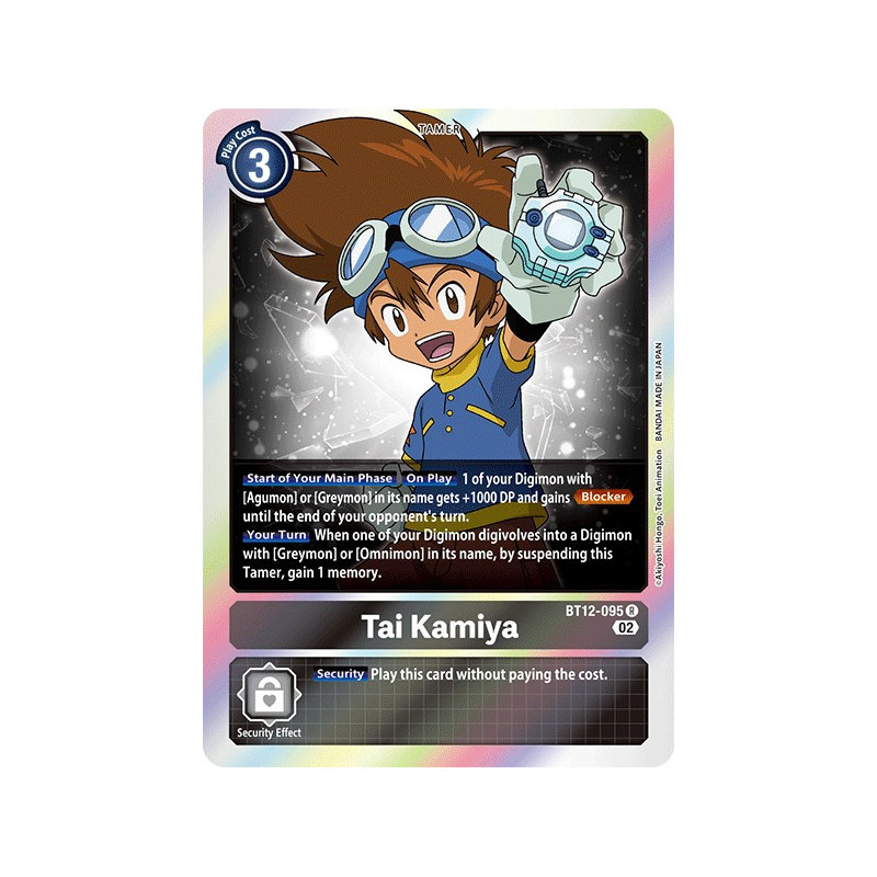 Digimon_TCG_BT12-095_Tai_Kamiya_Rare_Across_Time_Card_Game