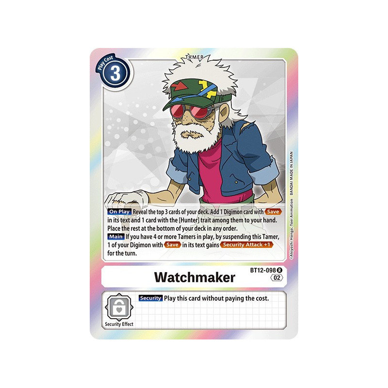 Digimon_TCG_BT12-098_Watchmaker_Rare_Across_Time_Card_Game