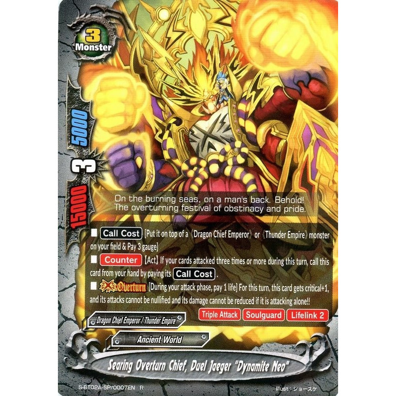buddyfight-tcg-card-foil-s-bt02a-sp-0007en-foil-r-searing-overturn-chief-duel-jaeger-dynamite-neo-blazing-overclash