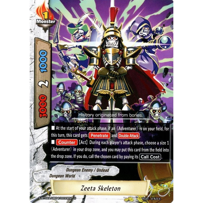 buddyfight-tcg-card-foil-s-bt02a-ub04-0033en-foil-u-zeeta-skeleton-blazing-overclash