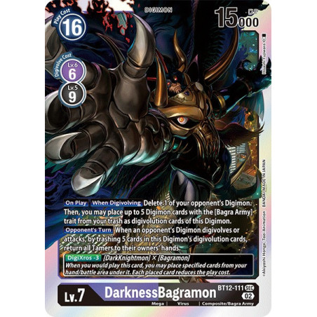 Digimon_TCG_BT12-111_DarknessBagramon_Secret_Rare_Across_Time_Card_Game