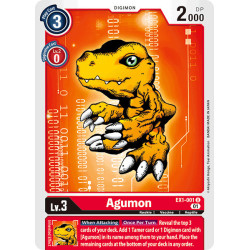 Digimon_TCG_EX1-001_Agumon_Uncommon_Classic_Collection_Card_Game