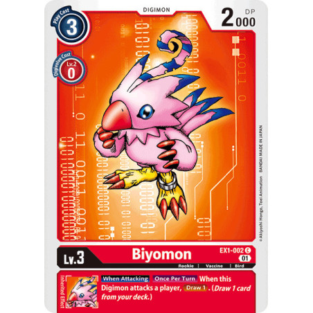 Digimon_TCG_EX1-002_Biyomon_Common_Classic_Collection_Card_Game