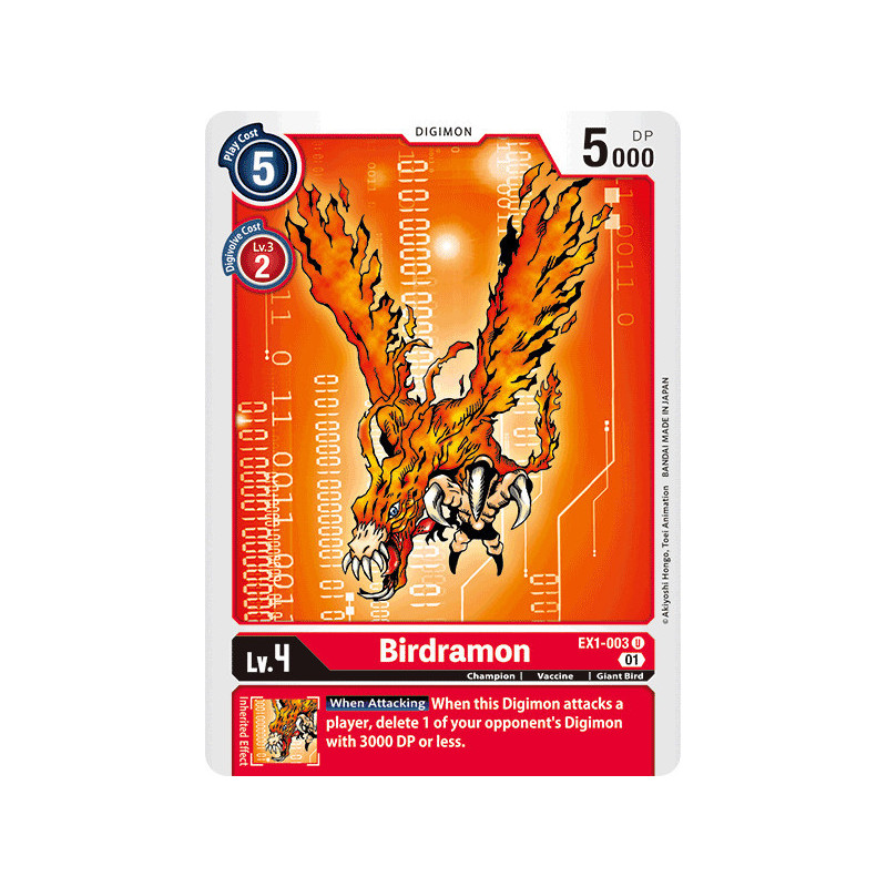Digimon_TCG_EX1-003_Birdramon_Uncommon_Classic_Collection_Card_Game
