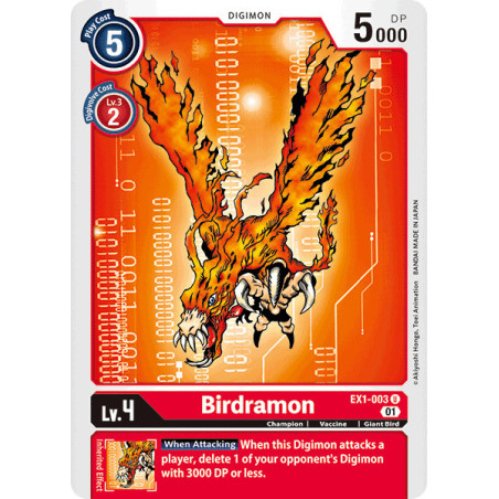 Digimon_TCG_EX1-003_Birdramon_Uncommon_Classic_Collection_Card_Game