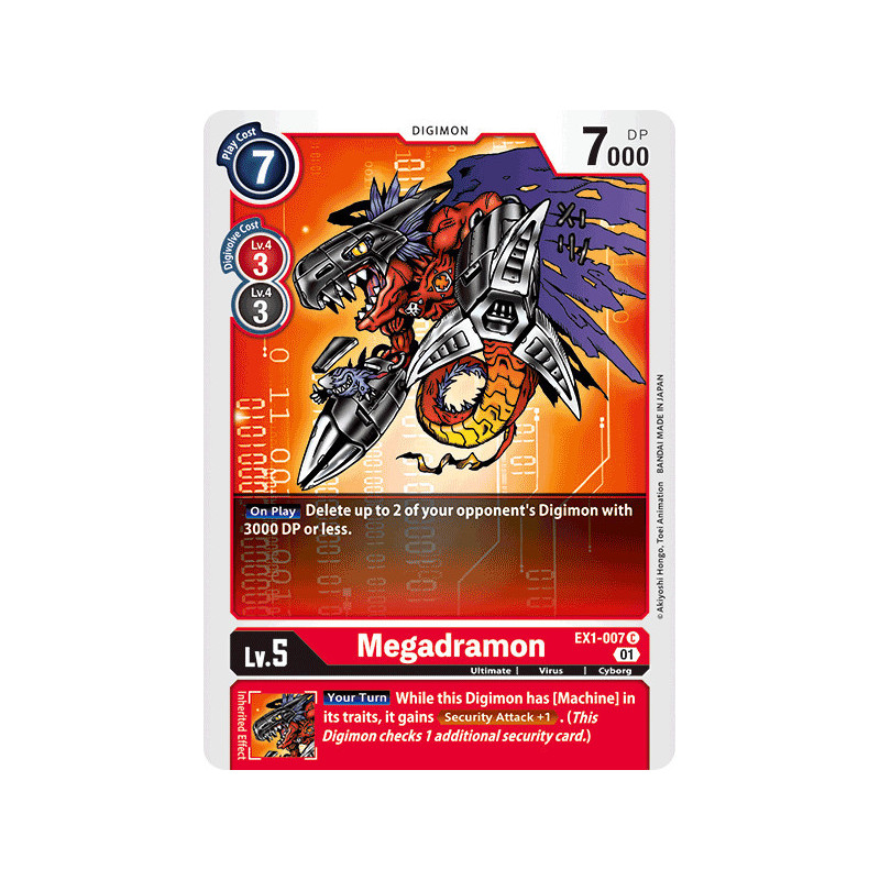 Digimon_TCG_EX1-007_Megadramon_Common_Classic_Collection_Card_Game