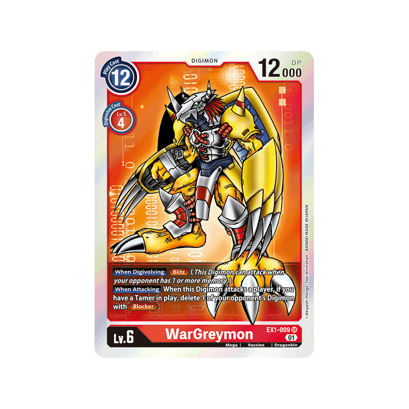 Digimon_TCG_EX1-009_WarGreymon_Super_Rare_Classic_Collection_Card_Game
