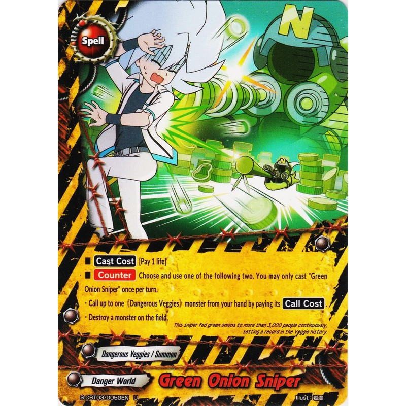 buddyfight-tcg-card-foil-s-cbt03-0050en-foil-u-green-onion-sniper-ultimate-unite
