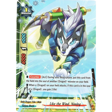 buddyfight-tcg-card-s-rc01-043en-r-like-the-wind-nindog-ace-re-collection-vol-1