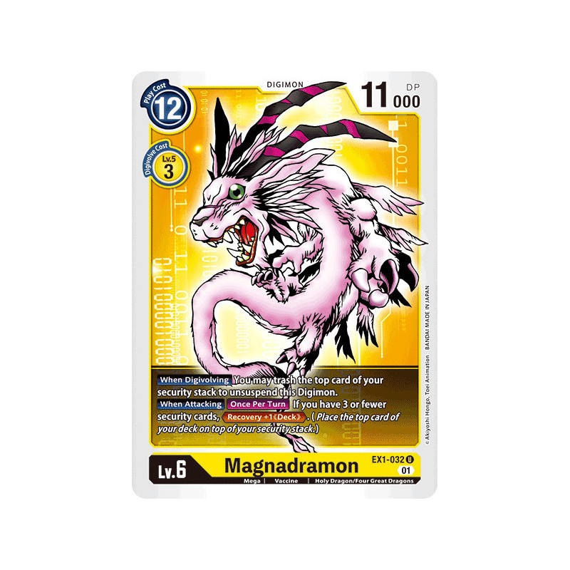 Digimon_TCG_EX1-032_Magnadramon_Uncommon_Classic_Collection_Card_Game