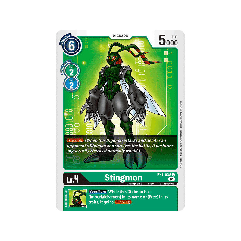 Digimon_TCG_EX1-038_Stingmon_Common_Classic_Collection_Card_Game