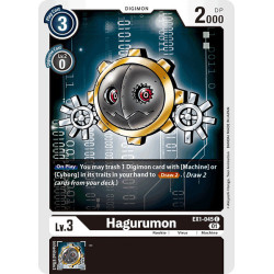 Digimon_TCG_EX1-045_Hagurumon_Common_Classic_Collection_Card_Game