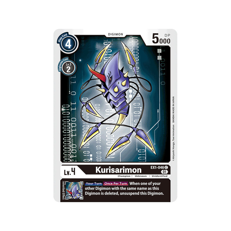 Digimon_TCG_EX1-046_Kurisarimon_Common_Classic_Collection_Card_Game