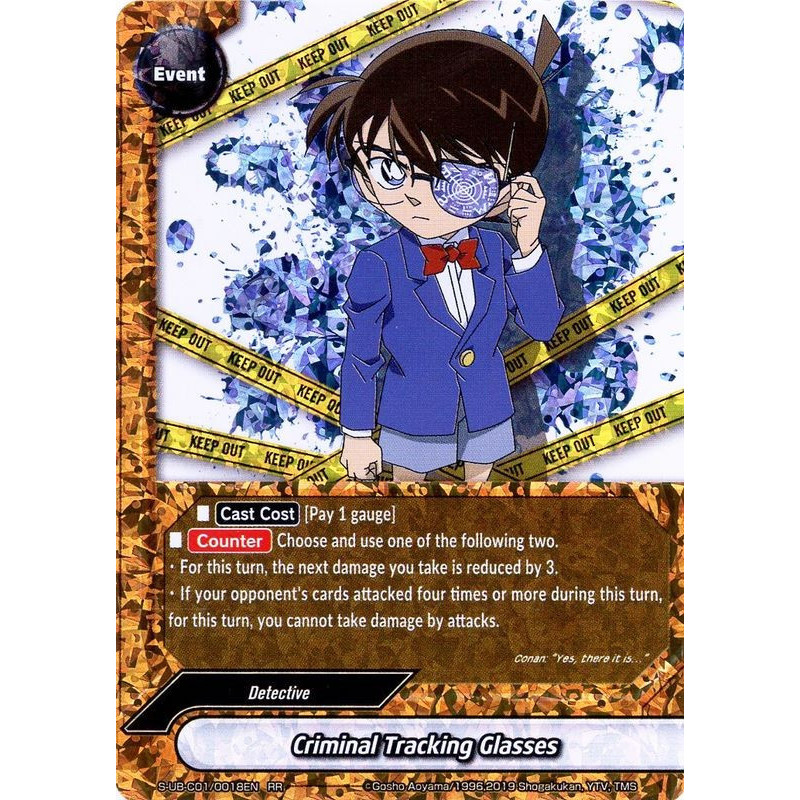 buddyfight-tcg-card-s-ub-c01-0018-rr-criminal-tracking-glasses-detective-conan-a-k-a-case-closed