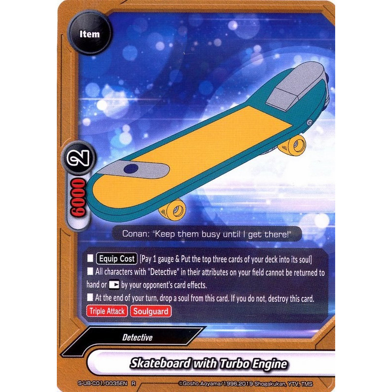 buddyfight-tcg-card-s-ub-c01-0035-r-skateboard-with-turbo-engine-detective-conan-a-k-a-case-closed