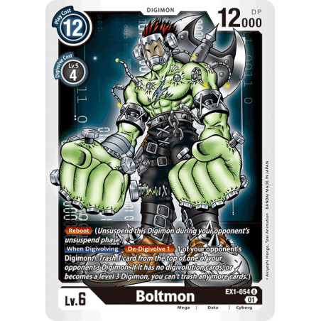 Digimon_TCG_EX1-054_Boltmon_Uncommon_Classic_Collection_Card_Game