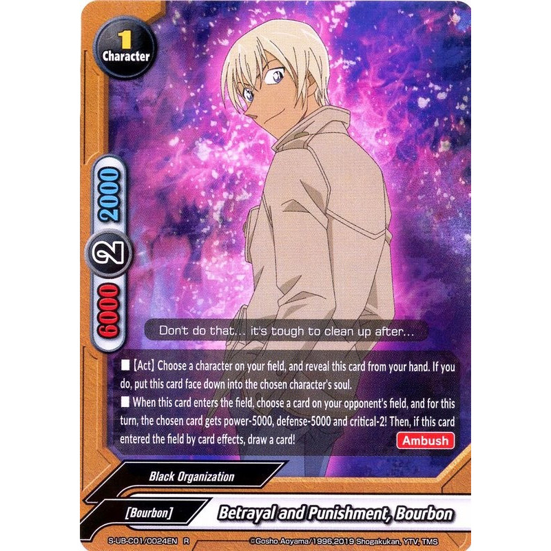 buddyfight-tcg-card-s-ub-c01-0024-foil-r-betrayal-and-punishment-bourbon-detective-conan-a-k-a-case-closed