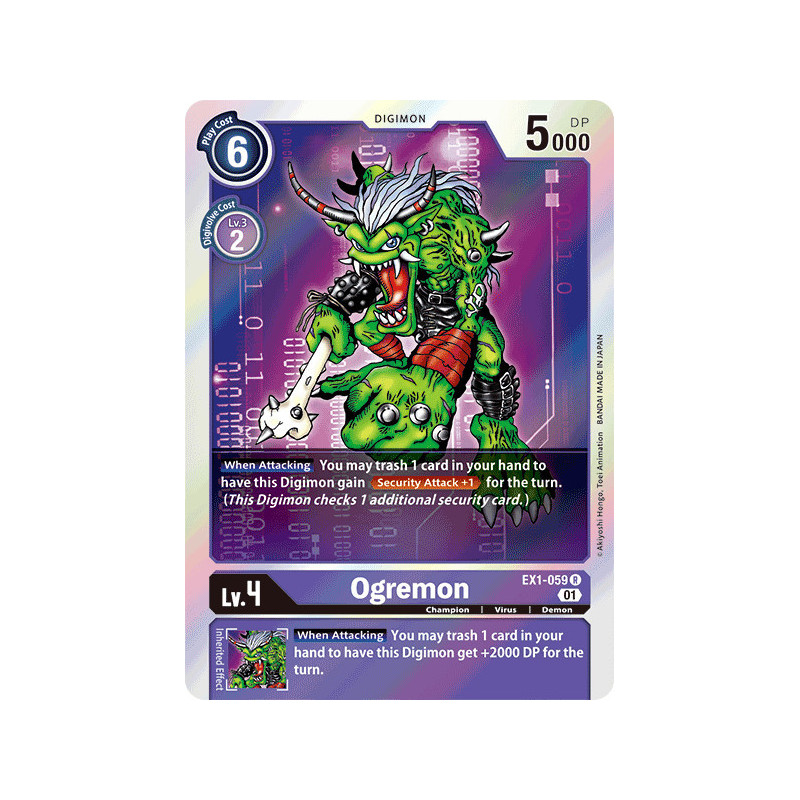 Digimon_TCG_EX1-059_Ogremon_Rare_Classic_Collection_Card_Game