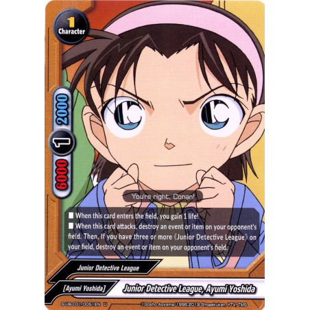 buddyfight-tcg-card-s-ub-c01-0051-foil-u-junior-detective-league-ayumi-yoshida-detective-conan-a-k-a-case-closed