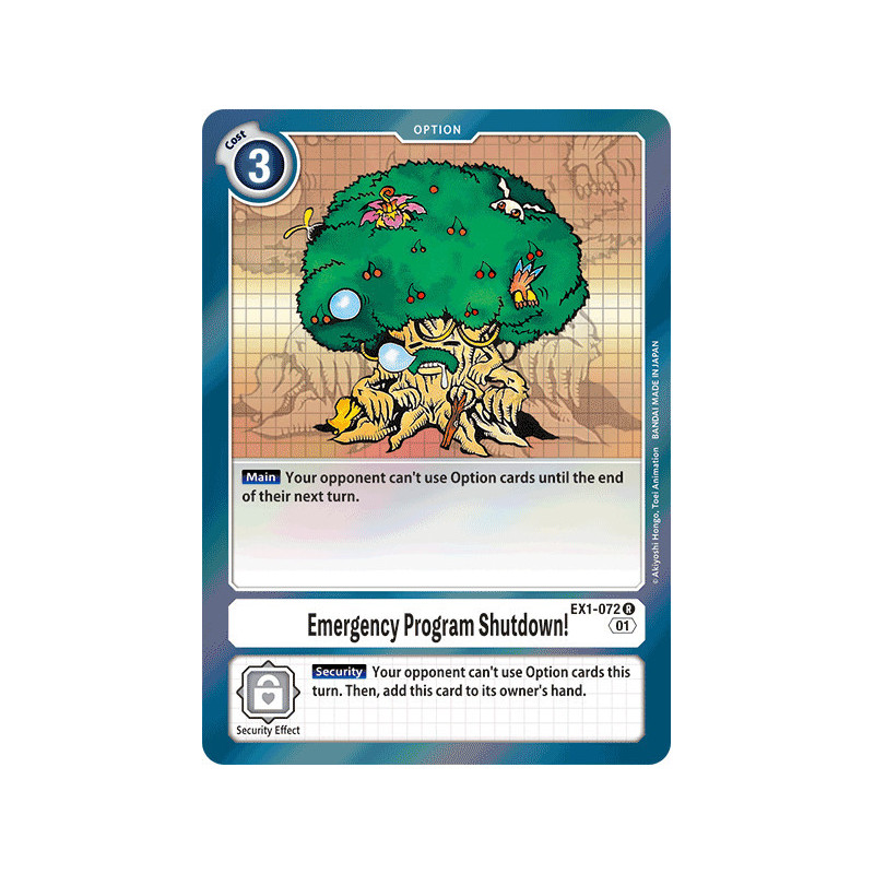Digimon_TCG_EX1-072_Emergency_Program_Shutdown_Rare_Classic_Collection_Card_Game