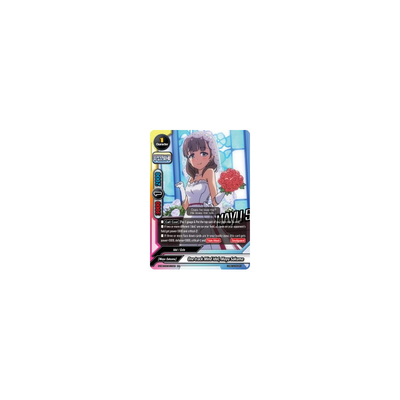 buddyfight-tcg-card-s-ub-c03-0015en-rr-one-track-mind-idol-mayu-sakuma-the-idolm-ster-cinderella-girls-theater