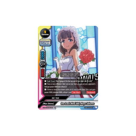 buddyfight-tcg-card-s-ub-c03-0015en-rr-one-track-mind-idol-mayu-sakuma-the-idolm-ster-cinderella-girls-theater