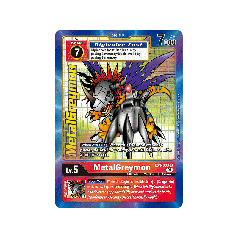 Digimon_TCG_EX1-008_AA_MetalGreymon_Alternative_Art_Classic_Collection_Card_Game