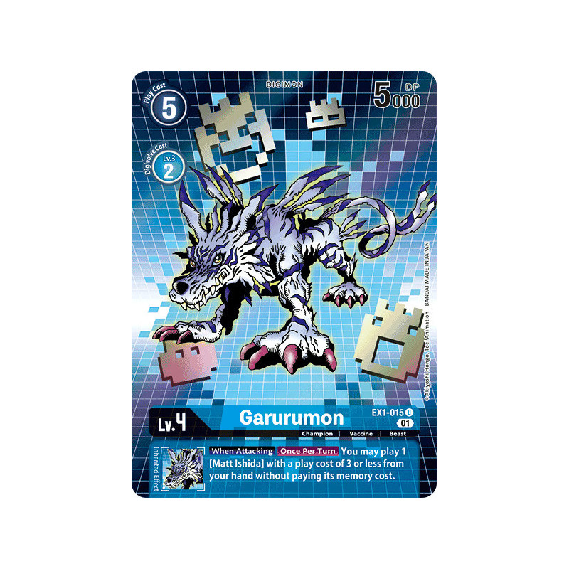 Digimon_TCG_EX1-015_AA_Garurumon_Alternative_Art_Classic_Collection_Card_Game