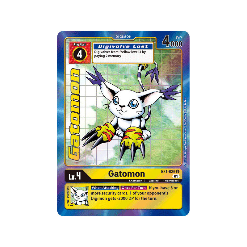 Digimon_TCG_EX1-026_AA_Gatomon_Alternative_Art_Classic_Collection_Card_Game
