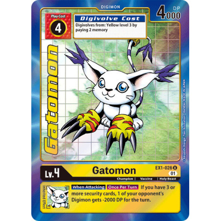 Digimon_TCG_EX1-026_AA_Gatomon_Alternative_Art_Classic_Collection_Card_Game