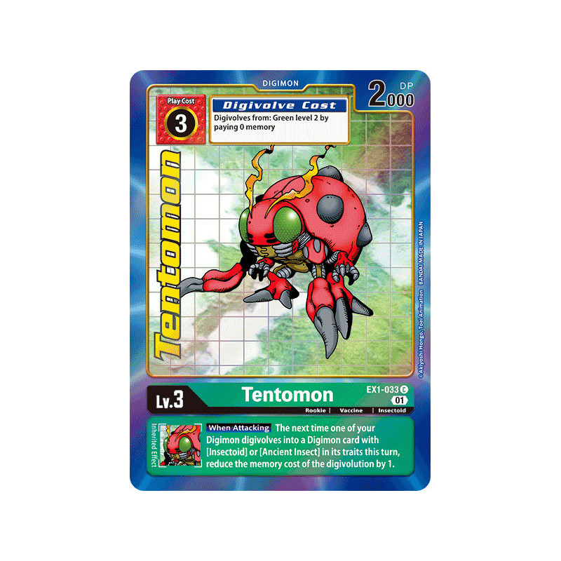 Digimon_TCG_EX1-033_AA_Tentomon_Alternative_Art_Classic_Collection_Card_Game