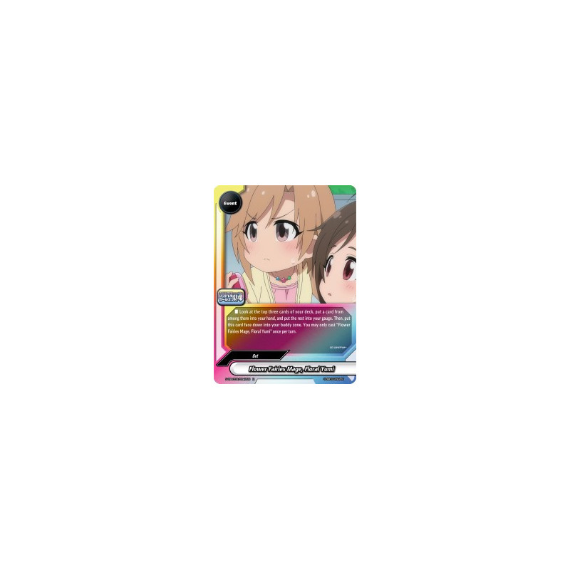 buddyfight-tcg-card-foil-s-ub-c03-0042en-foil-r-flower-fairies-mage-floral-yumi-the-idolm-ster-cinderella-girls-theater