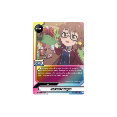 buddyfight-tcg-card-foil-s-ub-c03-0046en-foil-r-still-hasn-t-changed-the-idolm-ster-cinderella-girls-theater