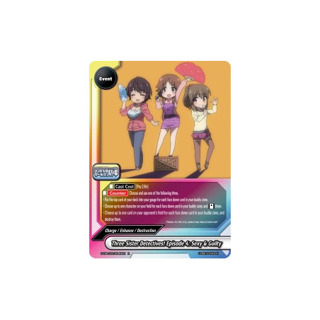 buddyfight-tcg-card-foil-s-ub-c03-0048en-foil-r-three-sister-detectives-episode-4-sexy-guilty-the-idolm-ster-cinderella-girls-th