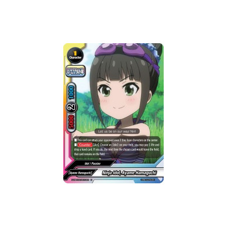 buddyfight-tcg-card-foil-s-ub-c03-0072en-foil-u-ninja-idol-ayame-hamaguchi-the-idolm-ster-cinderella-girls-theater