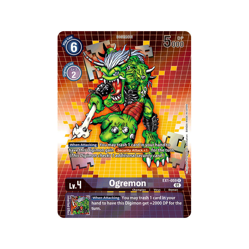 Digimon_TCG_EX1-059_AA_Ogremon_Alternative_Art_Classic_Collection_Card_Game