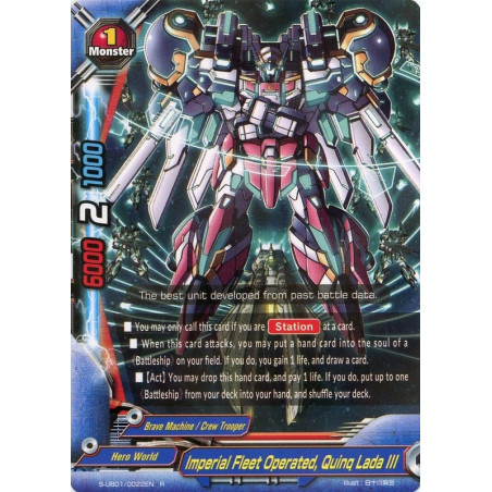 buddyfight-tcg-card-foil-s-ub01-0022en-foil-r-imperial-fleet-operated-quinq-lada-iii-superhero-wars-advent-of-cosmoman