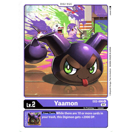 Digimon_TCG_EX2-006_Yaamon_Uncommon_Digital_Hazard_Card_Game