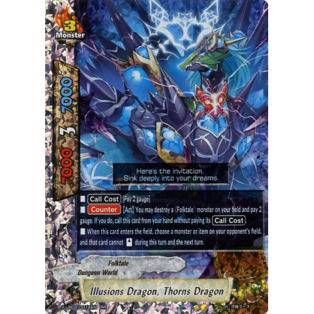 buddyfight-tcg-card-s-ub02-0014en-rr-illusions-dragon-thorns-dragon-miracle-fighters-miko-mel