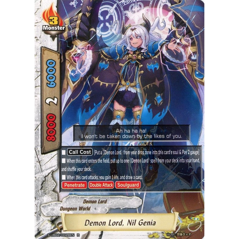 buddyfight-tcg-card-s-ub02-0028en-r-demon-lord-nil-genia-miracle-fighters-miko-mel